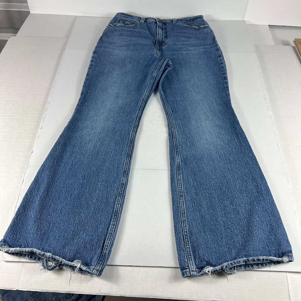 Levi's Blue Wide Leg Flare Jeans